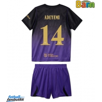 Barcelona Karim Adeyemi #14 Bortedraktsett Barn 2026-27 Kortermet (+ Korte bukser)